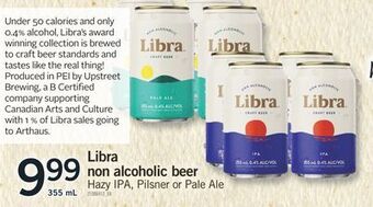 Fortinos Libra non alcoholic beer offer