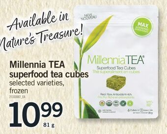 Fortinos Millennia tea superfood tea cubes, 81 g offer