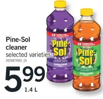 Fortinos Pine-sol cleaner, 1.4 l offer