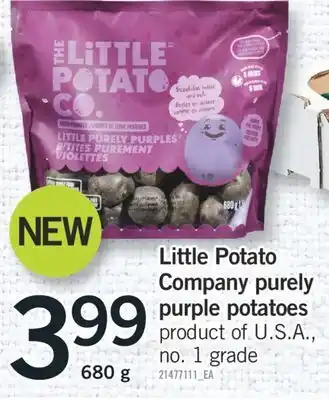 Fortinos Little potato company purely purple potatoes, 680 g offer