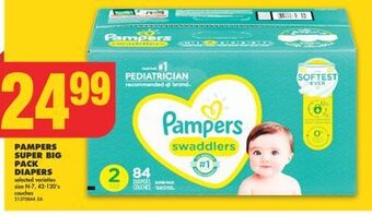 No Frills Pampers super big pack diapers, 42-120's offer