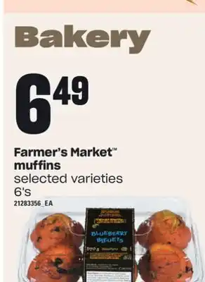 Independent Grocer Farmer's market™ muffins, 6's offer