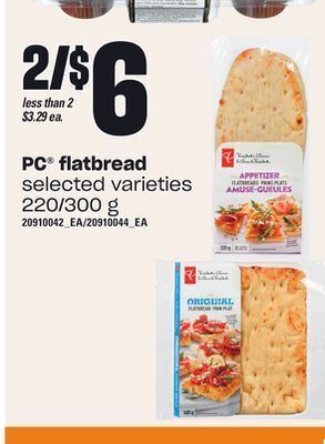 Independent Grocer Pc® flatbread, 220/300 g offer