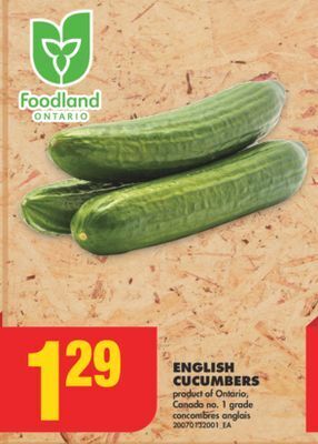 No Frills English cucumbers offer