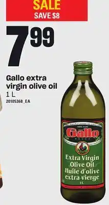 Independent Grocer Gallo extra virgin olive oil, 1l offer