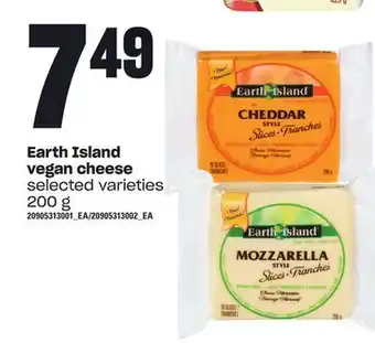 Loblaws Earth island vegan cheese, 200 g offer