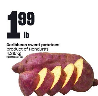 Loblaws Caribbean sweet potatoes offer