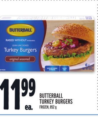 Metro Butterball turkey burgers offer