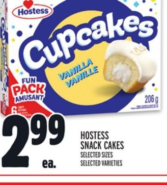 Metro Hostess snack cakes offer