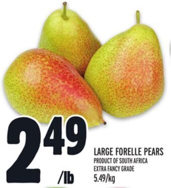 Metro Large forelle pears offer