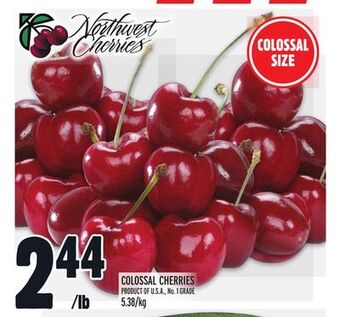 Metro Colossal cherries offer