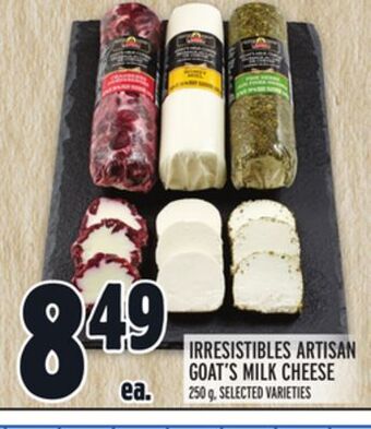 Metro Irresistibles artisan goat's milk cheese offer