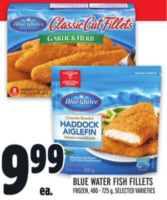 Metro Blue water fish fillets offer
