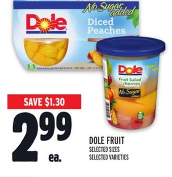 Metro Dole fruit offer