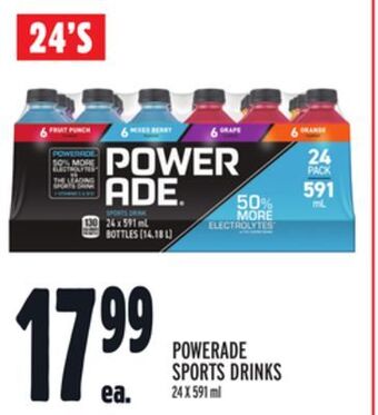 Metro Powerade sports drinks offer