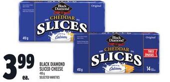 Metro Black diamond sliced cheese offer