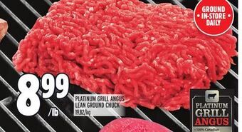 Metro Platinum grill angus lean ground chuck offer