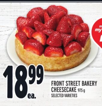 Metro Front street bakery cheesecake offer