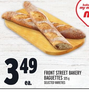 Metro Front street bakery baguettes offer