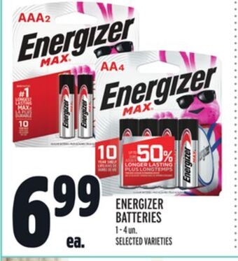 Metro Energizer batteries offer