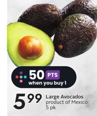 Sobeys Large avocados offer