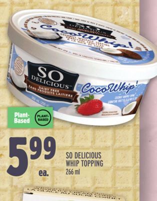 Metro So delicious whip topping offer