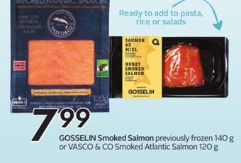 Sobeys Gosselin smoked salmon offer