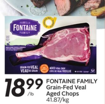 Sobeys Grain-fed veal aged chops offer
