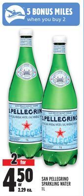 Metro San pellegrino sparkling water offer