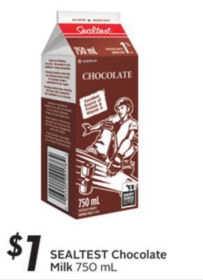 Sobeys Chocolate milk offer