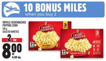 Metro Orville redenbacher popping corn offer