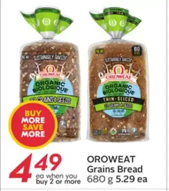 Sobeys Grains bread offer