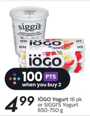 Sobeys Yogurt offer