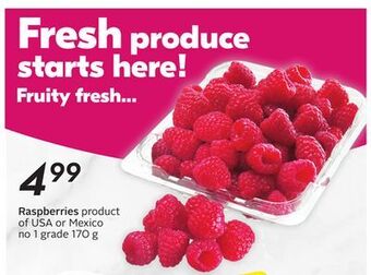 Sobeys Raspberries offer
