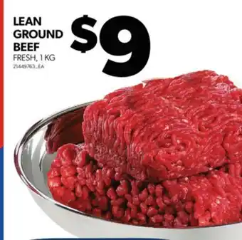 Real Canadian Superstore Lean ground beef, 1 kg offer