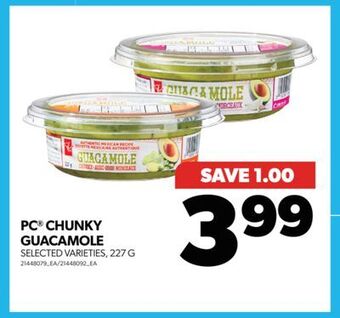 Real Canadian Superstore Pc® chunky guacamole, 227 g offer