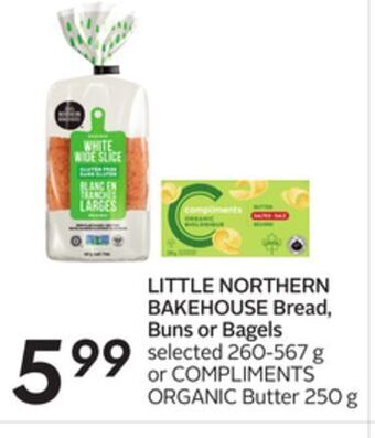Sobeys Little northern bakehouse bread, buns or bagels offer