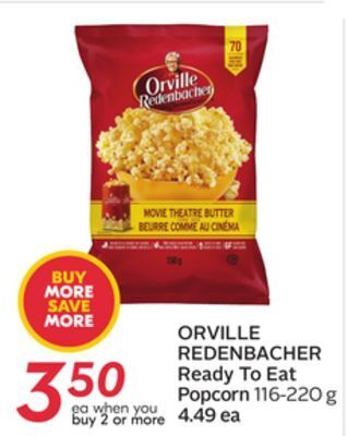 Sobeys Ready to eat popcorn offer