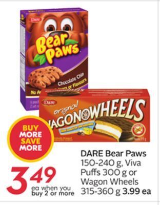 Sobeys Bear paws offer
