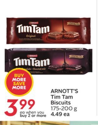 Sobeys Tim tam biscuits offer