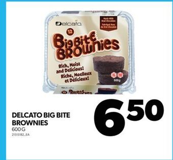 Real Canadian Superstore Delcato big bite brownies, 600 g offer