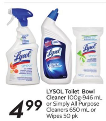 Sobeys Toilet bowl cleaner offer