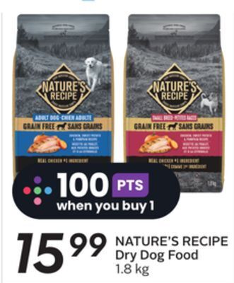 Sobeys Dry dog food offer
