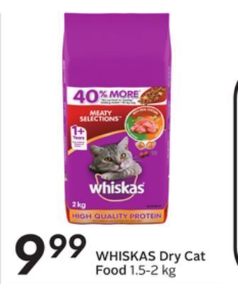 Sobeys Dry cat food offer
