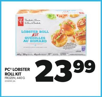 Real Canadian Superstore Pc® lobster roll kit, 440 g offer