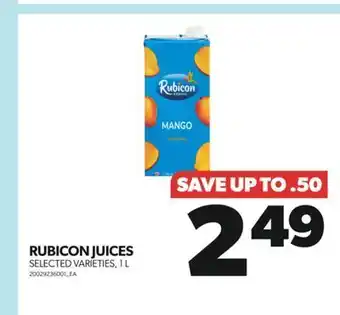 Real Canadian Superstore Rubicon juices, 1 l offer