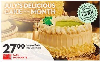 Longo's Longo's zesty key lime cake offer