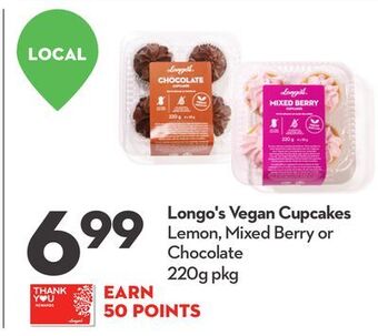 Longo's Longo's vegan cupcakes offer