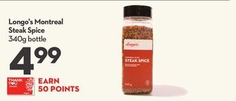 Longo's Longo's montreal steak spice offer