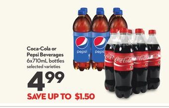 Longo's Coca-cola or pepsi beverages offer